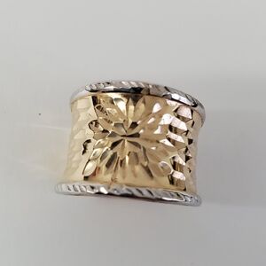 ‘Turkish Delight’ Sterling Silver 925 Diamond Cut Ring